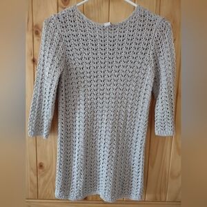 Juniors Short Sleeve Sweater